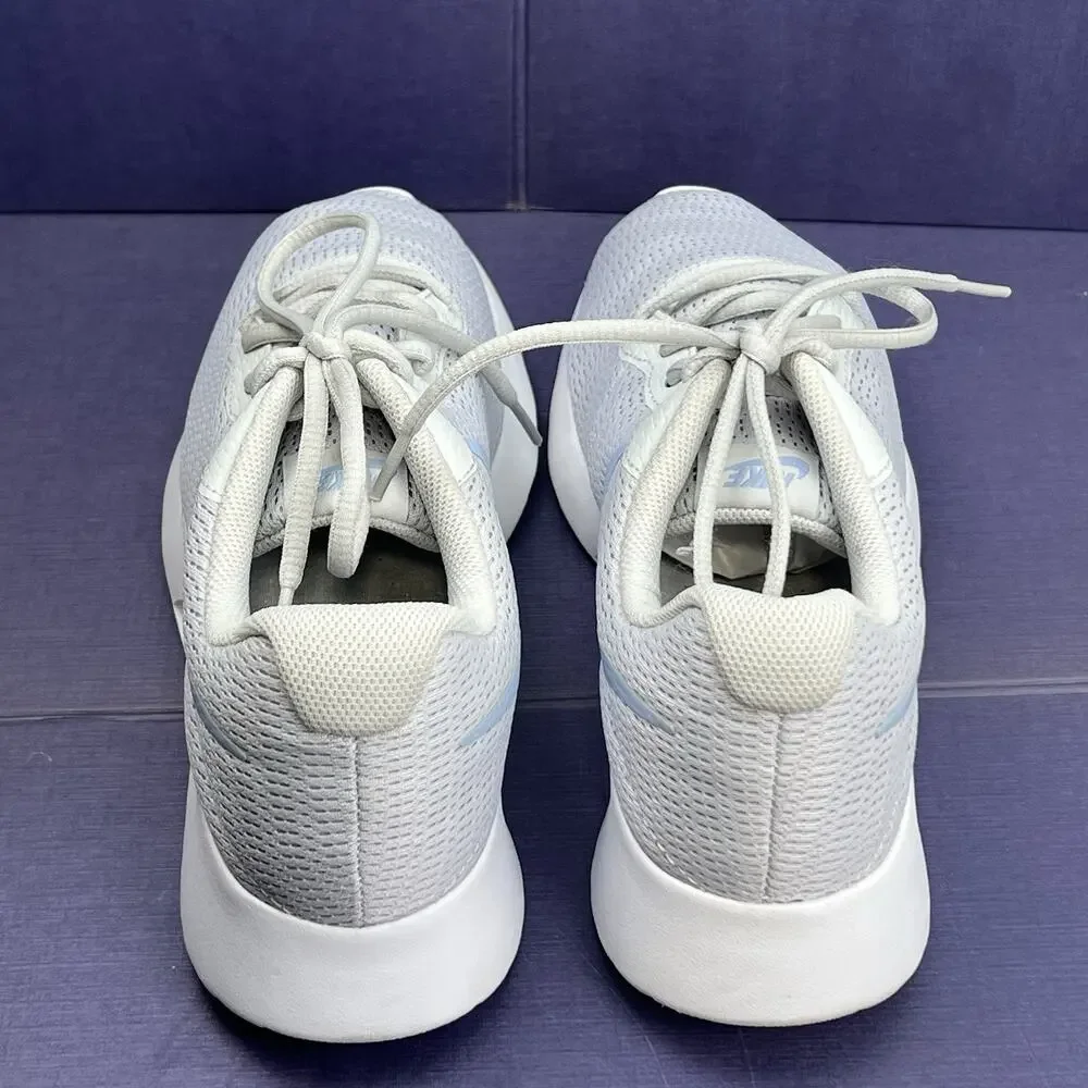 Nike Tanjun Women’s Size 10 Pure Platinum Royal Tint White Sneakers 812655-007